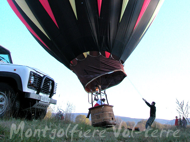 Terrain d'atterissage montgolfieres